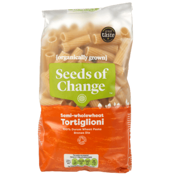 Seeds of Change Semi-Wholewheat Tortiglioni Organic Pasta